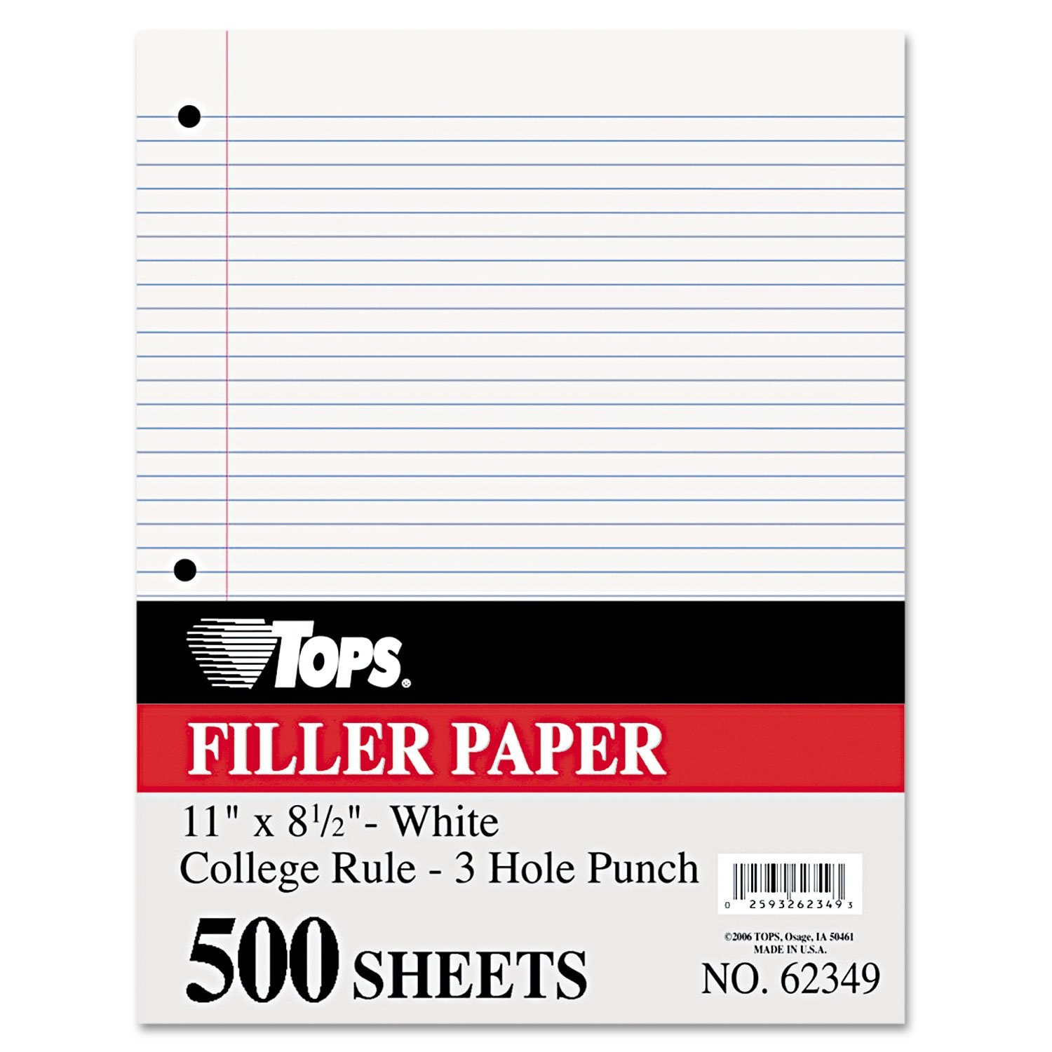 The making of Oxford Filler Paper, College Ruled, 8.5" x 11", 500 Sheets, 3-Hole Punched