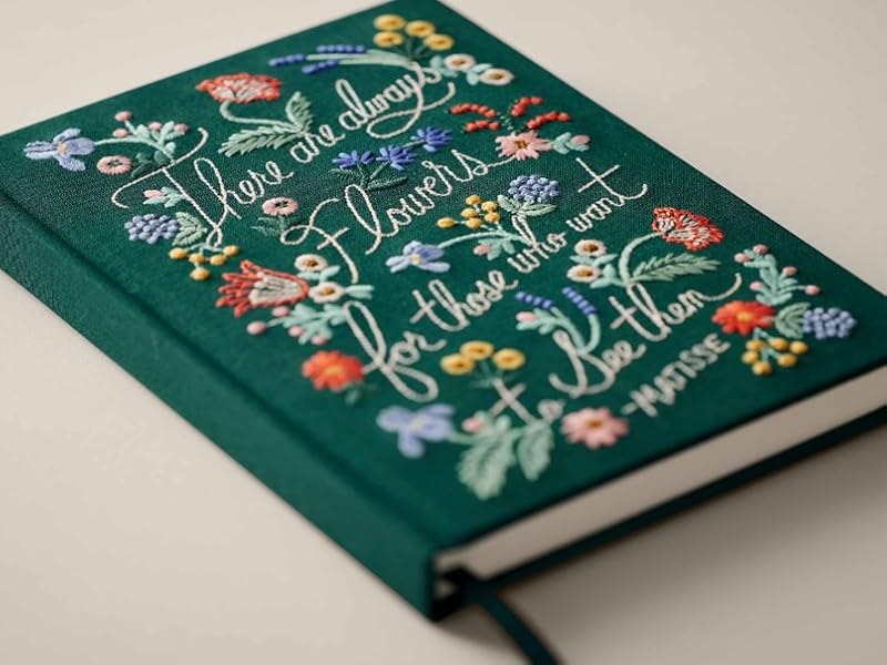 Rifle Paper Co. Menagerie Softcover Journal, Lined Pages, 5" x 7", Ribbon Marker